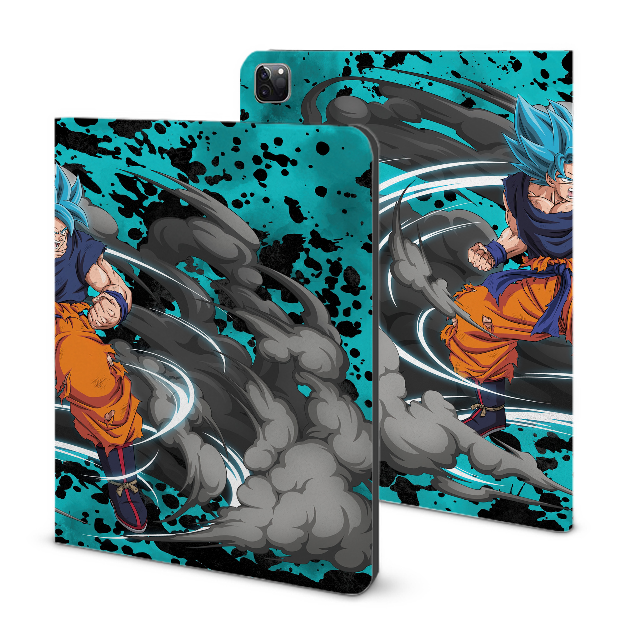 （画像用） ドラゴンボール DRAGON BALL IPad ケース ブック型 PUレザー TPU 耐衝撃 軽量 薄型 ペン収納なし 全面保護 IPad 各モデル対応